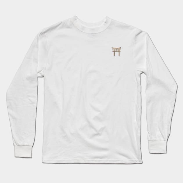 Tokyo Icons: Torii Gate Long Sleeve T-Shirt by buhloop.icons